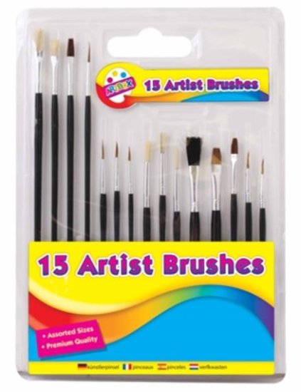 (image for) TL ARTIST PAINT BRUSHES - 15S