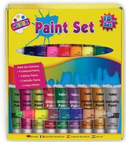(image for) TL CRAFT PAINT SET 18X36ML - 18S