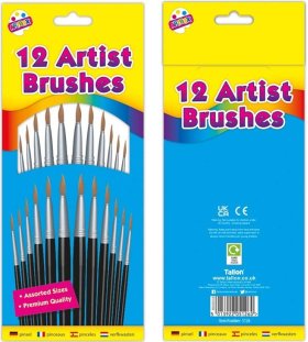 (image for) TL ARTIST BRUSHES - 12SIZE