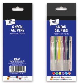 (image for) TL NEON GEL INK PENS ASST - STD