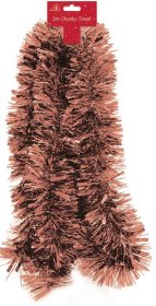 (image for) XMAS TINSEL CHUNKY COPPER - 2M