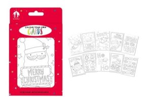 (image for) XMAS CARDS COLOUR YOUR OWN - 10S