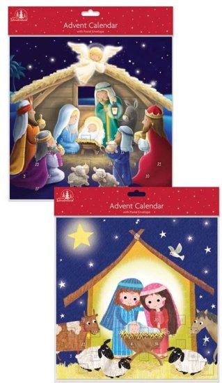 (image for) XMAS NATIVITY ADVENT CALENDAR - LARGE