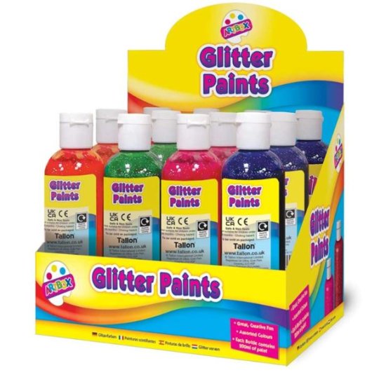 (image for) TL GLITTER PAINTS ASST - 200ML