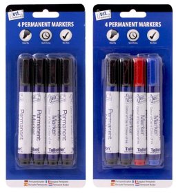 (image for) TL PERMANENT MARKER PENS - 4S