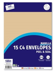 (image for) TL ENVELOPE MANILA P/SEAL 15S - C4