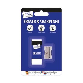 (image for) TL ERASER+SHARPENER METAL - 2S