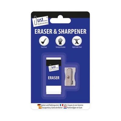 (image for) TL ERASER+SHARPENER METAL