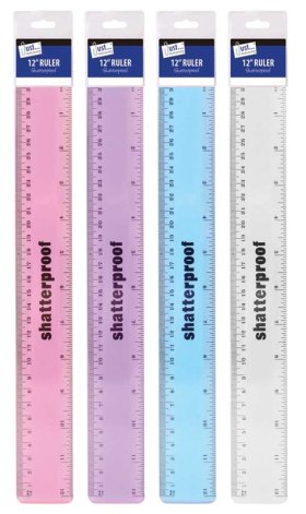(image for) TALLON SHATTERPROOF RULER - 12""