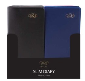 (image for) DIARY 2024 SLIM WTV GOLD/F ASS - SLIM