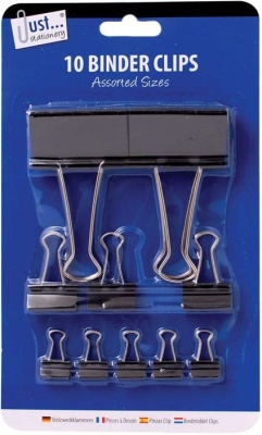 (image for) TL BINDER CLIPS ASST PK10