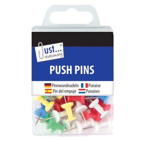 (image for) TL PUSH PINS ASSORTED - 50S
