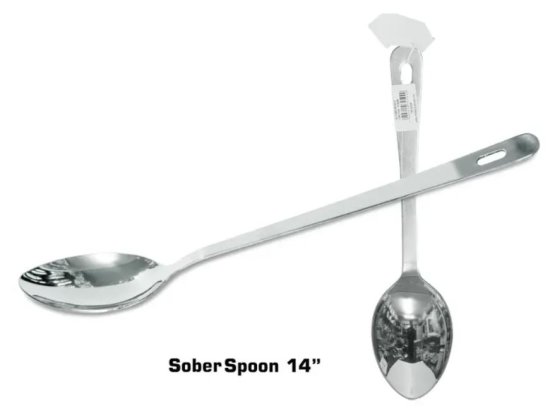 (image for) SOBER SPOON SILVER - 14\"