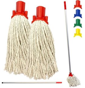 (image for) T/STAR COTTON MOP+HANDLE - 300G