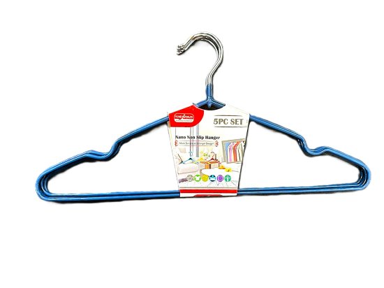 (image for) T/STAR NON SLIP WIRE HANGER - 5PCS