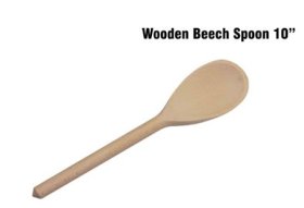 (image for) T/STAR WOODEN BEECH SPOON - 10"