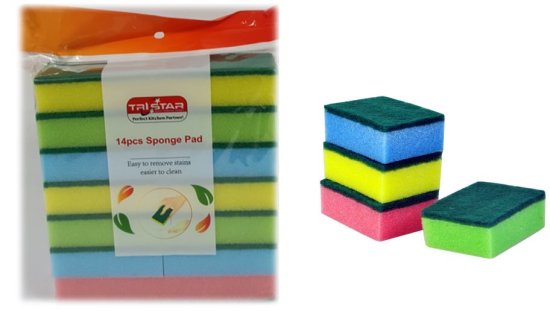 (image for) T/STAR SPONGE PAD ASST - 14S