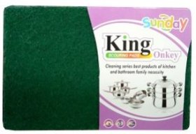(image for) KING SCOURING PAD 10PC 15*10CM - 10PCS