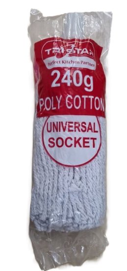 (image for) T/STAR COTTON MOP UNIVER/SOCKT - 240G