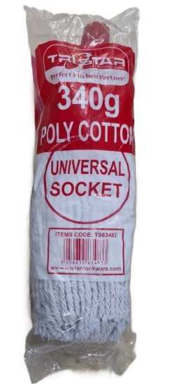 (image for) T/STAR COTTON MOP UNIVER/SOCKT - 340G