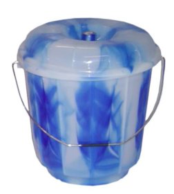 (image for) T/STAR PLASTIC BUCKET+LID D/CL - 16L