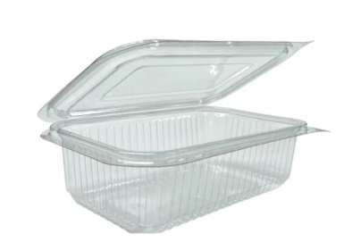 (image for) PLASTIC CONTAINER HINGED - 750ML