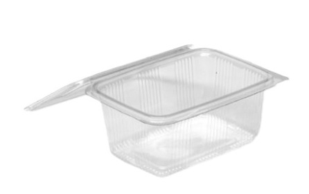 (image for) PLASTIC CONTAINER HINGED CLEAR - 1000ML