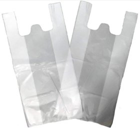 (image for) MP GIANT CARRIERBAGS/WHITE - 10X50