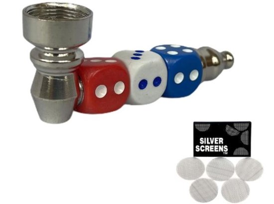 (image for) SMOKE PIPE METAL DICE + SCREEN - STD