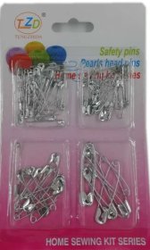 (image for) JL SAFETY PINS SILVER - STD