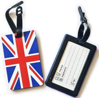 (image for) JL LUGGAGE FLAG TAG UK