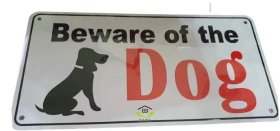 (image for) JL BEWARE OF THE DOG SIGN - STD