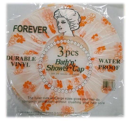 (image for) JL BATH SHOWER CAP ASSTD - 3S