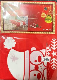 (image for) JL XMAS DESIGN TABLE CLOTH - 183CM