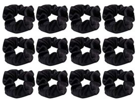 (image for) JL HAIRBAND SCRUNCHIES BLACK - 12S