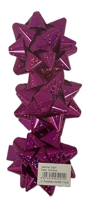 (image for) JL XMAS GIFT BOWS 3S - STD