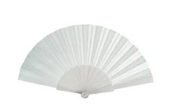 (image for) JL PEACOCK FAN WHITE