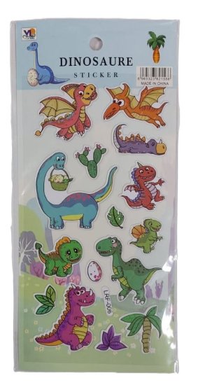 (image for) JL DINOSAURE STICKER - STD