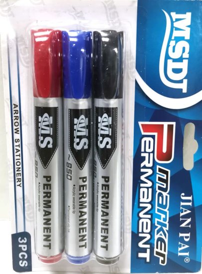 (image for) JL PERMANENT MARKERS - 3S