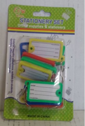 (image for) JL KEY TAGS STATIONERY SET - STD