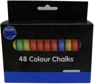 (image for) JL COLOUR CHALKS 48S