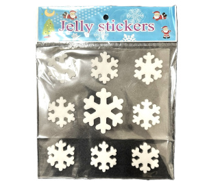 (image for) JL XMAS WINDOW GEL SNOWSTICKER