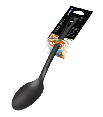 (image for) CHEF AID NYLON SPOON BLK
