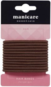 (image for) MANICARE HAIR BANDS BROWN - 12S