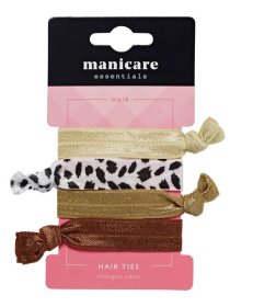(image for) MANICARE HAIR TIES NATURAL - 4s