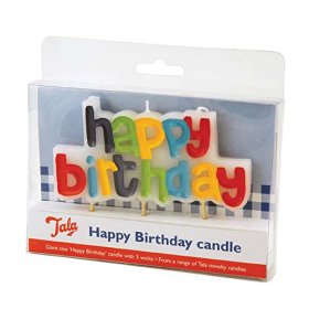 (image for) TALA HAPPY BIRTHDAY CANDLE - STD