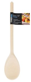 (image for) CHEF AID WOODEN SPOON 25CM - 10''