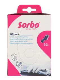 (image for) SORBO LATEX DIS GLOVES 20S - ONESIZ