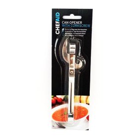 (image for) CHEF AID CAN OPENER+CORKSCREW - STD