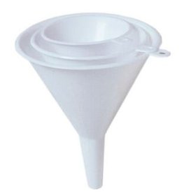 (image for) CHEF AID FUNNELS SETOF3 WHITE - 3S